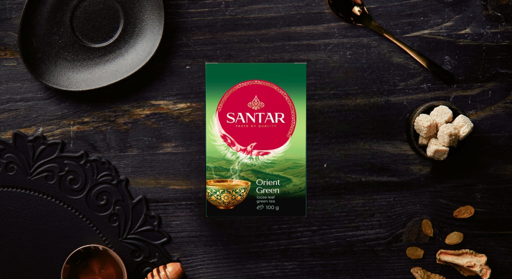 С чем пить зеленый чай SANTAR Orient Green